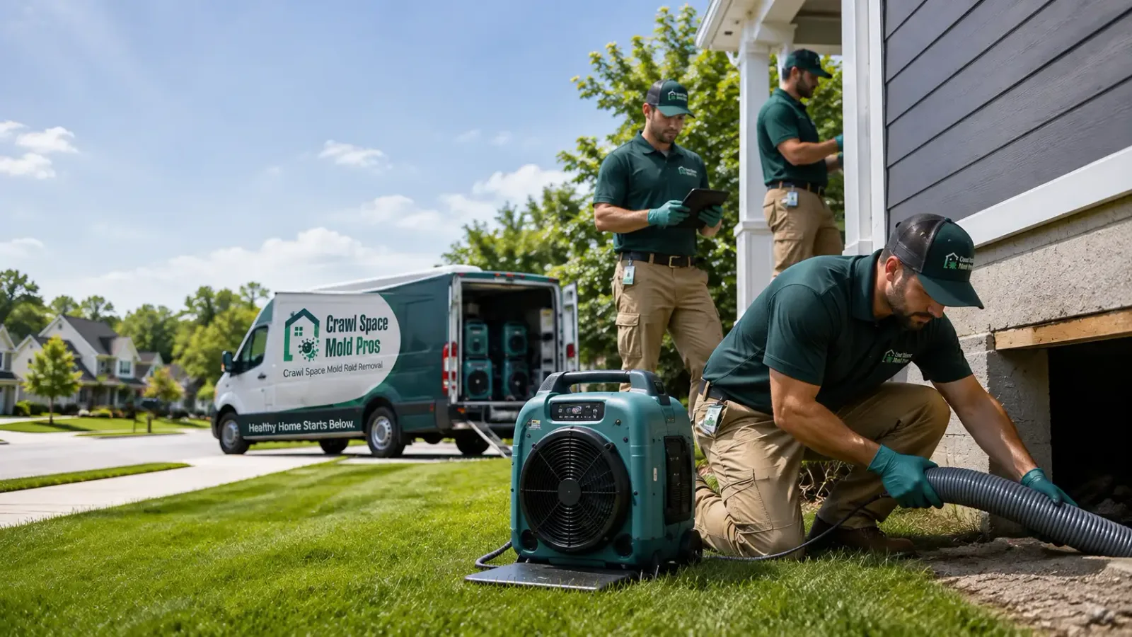 Crawl Space Mold Removal in Jerome, MI